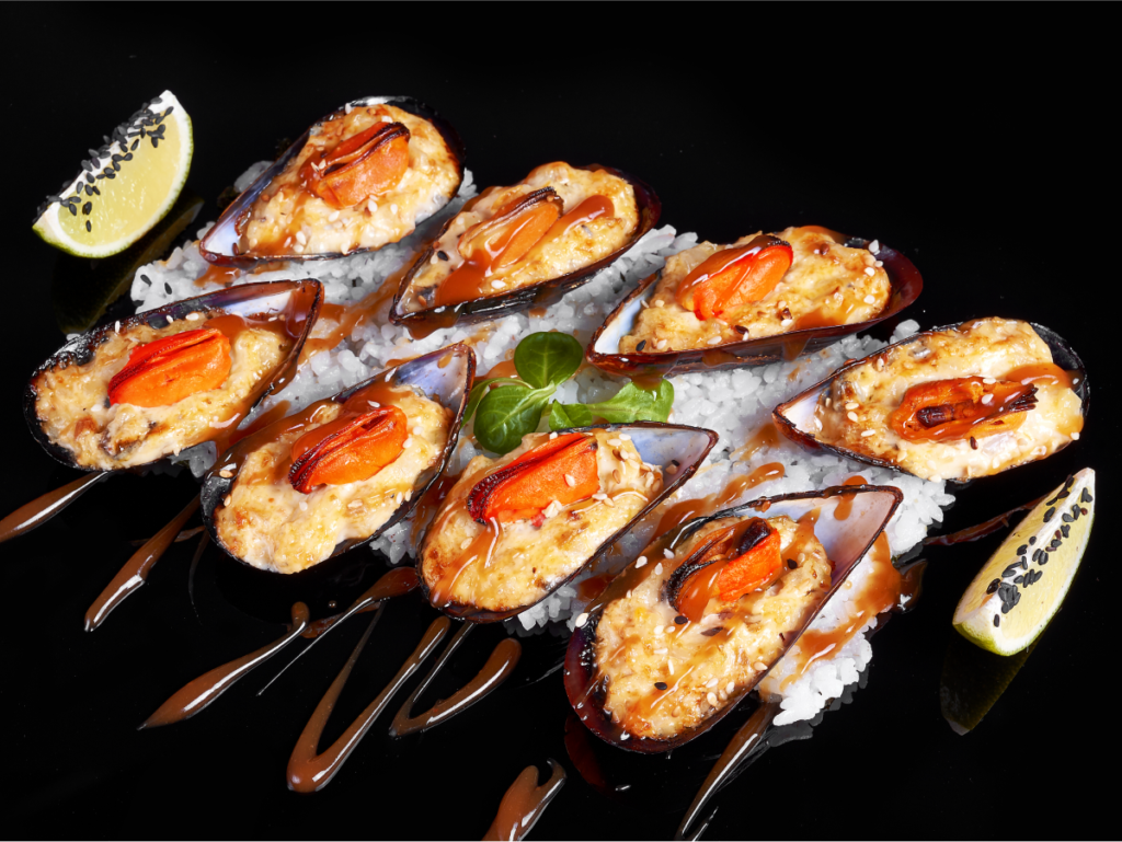 Мидии Grill Yum Yum Sushi